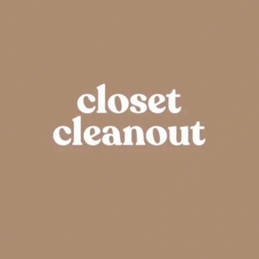 Moving Sale Closet Clean Out